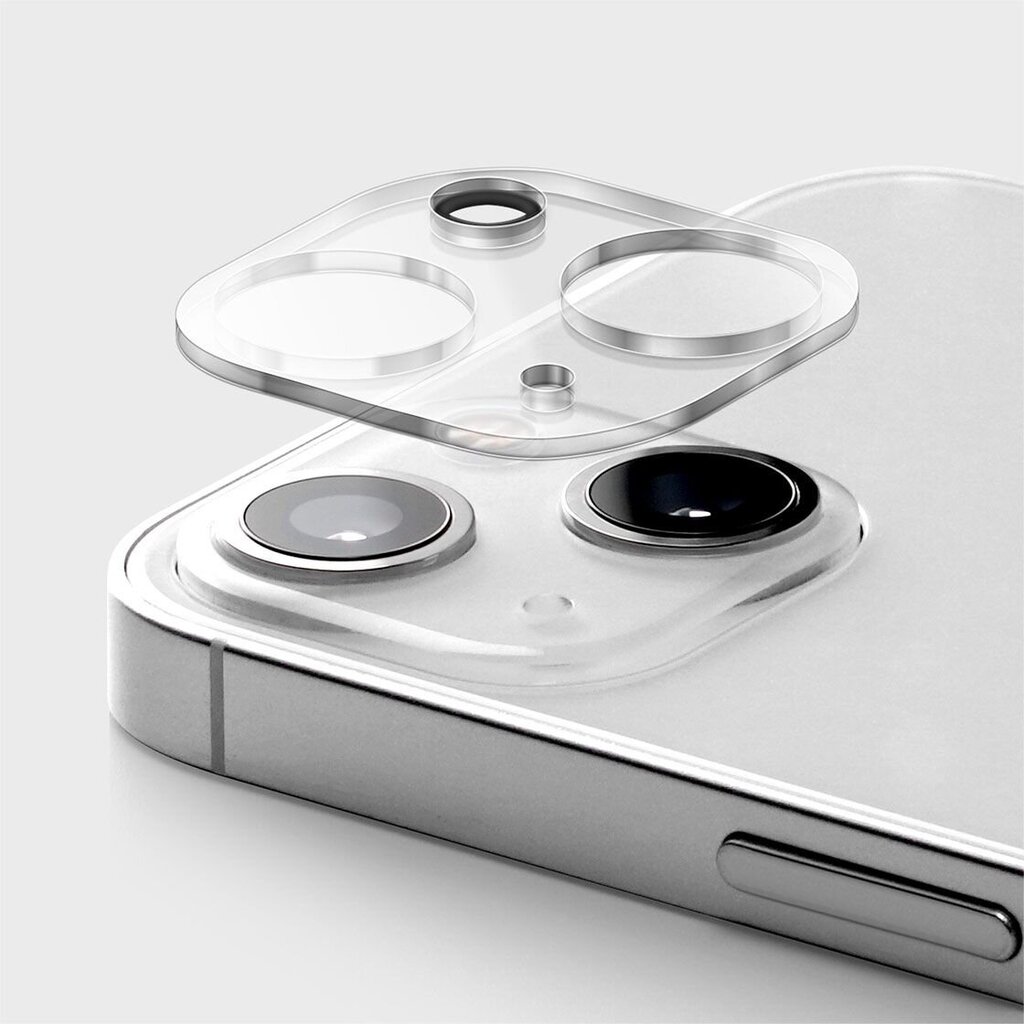 Apsauginis stikliukas kamerai 3D Apple iPhone 13 mini kaina ir informacija | Apsauginės plėvelės telefonams | pigu.lt
