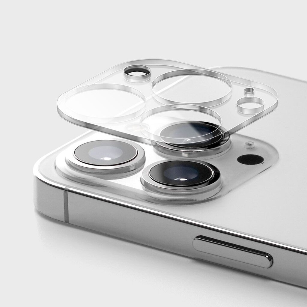 Apsauginis stikliukas kamerai 3D Apple iPhone 13 Pro kaina ir informacija | Apsauginės plėvelės telefonams | pigu.lt