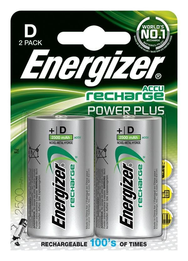 Energizer D HR20 elementai, 2 vnt. цена и информация | Elementai | pigu.lt