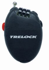 Выдвижной замок Trelock RK 75 POCKET, 1.6x750 мм цена и информация | Замки для велосипеда | pigu.lt