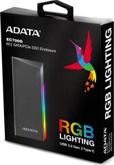 Корпус для переносных накопителей данных ADATA NVMe SSD - EC700G цена и информация | Аксессуары для компонентов | pigu.lt