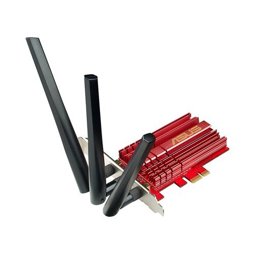 Bevielio tinklo adapteris Asus PCE-AC68 kaina ir informacija | Maršrutizatoriai (routeriai) | pigu.lt