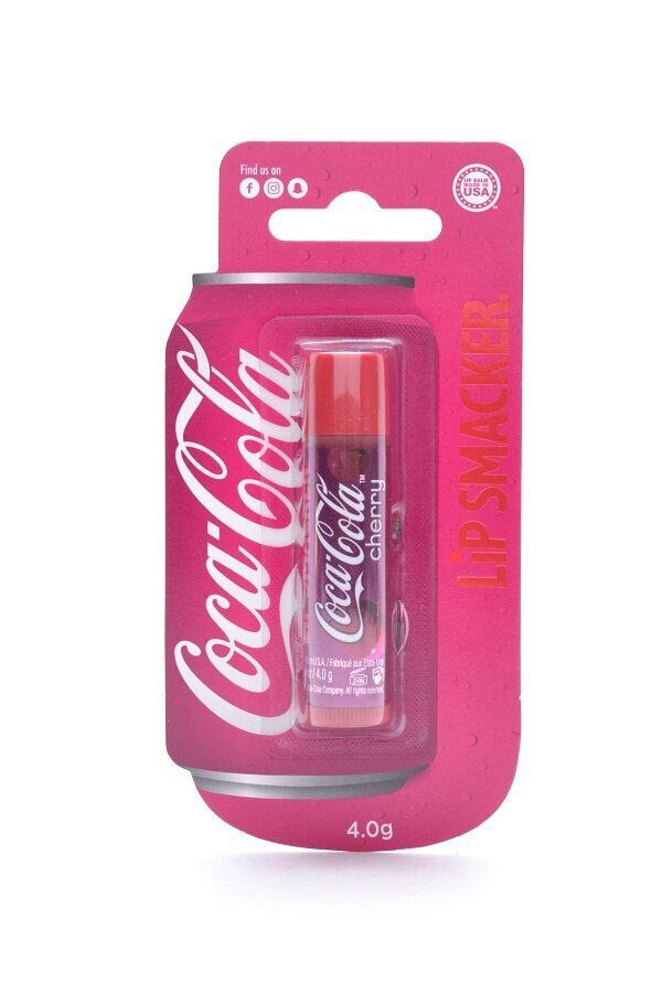 Lūpų balzamas lip smacker lip Balm Coca-Cola Cherry, 4g kaina ir informacija | Lūpų dažai, blizgiai, balzamai, vazelinai | pigu.lt