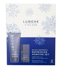 Набор Lumene Raikas Refreshing Morning: гель для душа, 200 мл+дезодорант-карандаш, 70 г цена и информация | Масла, гели для душа | pigu.lt