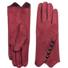 Перчатки женские PR20322B, красные цена и информация | Женские перчатки | pigu.lt