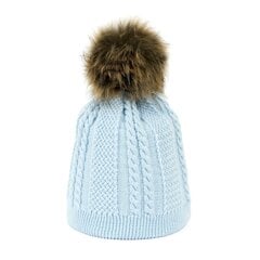 Шапка женская KP20817Z, синяя цена и информация | Женские шапки | pigu.lt