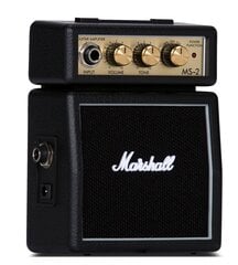 Мини-усилитель для электрогитары Marshall MS-2-E цена и информация | Принадлежности для музыкальных инструментов | pigu.lt