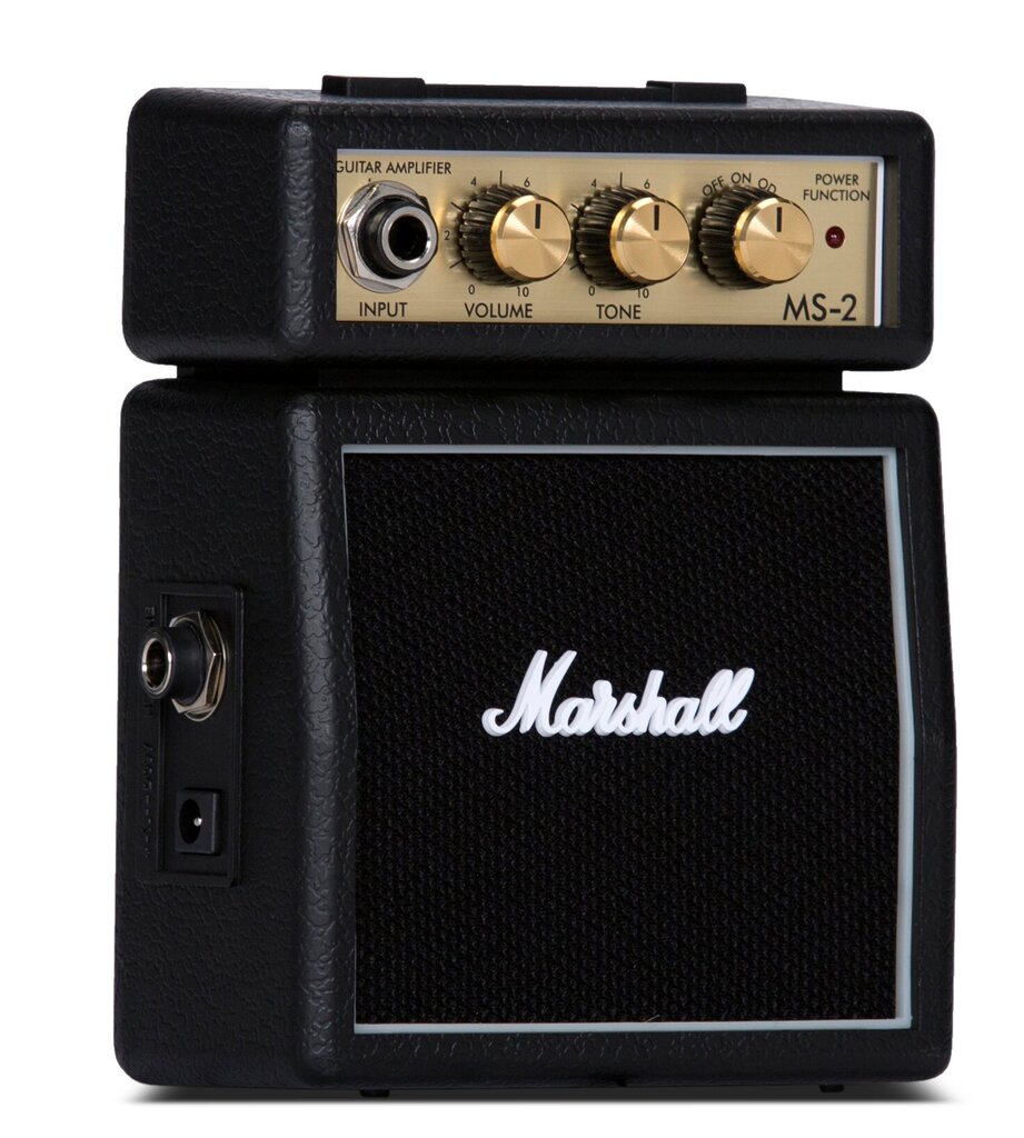 Mini stiprintuvas elektrinei gitarai Marshall MS-2B kaina ir informacija | Priedai muzikos instrumentams | pigu.lt