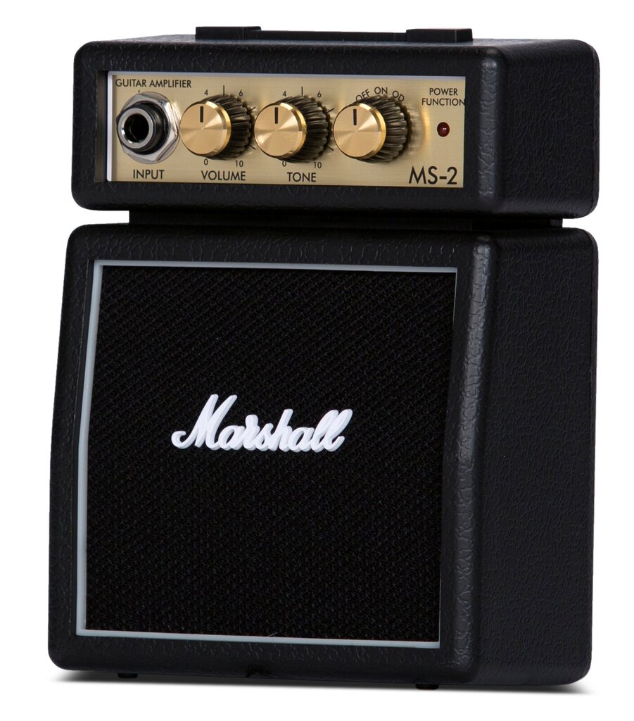 Mini stiprintuvas elektrinei gitarai Marshall MS-2B kaina ir informacija | Priedai muzikos instrumentams | pigu.lt