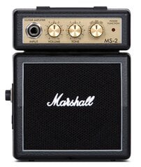 Мини-усилитель для электрогитары Marshall MS-2-E цена и информация | Принадлежности для музыкальных инструментов | pigu.lt