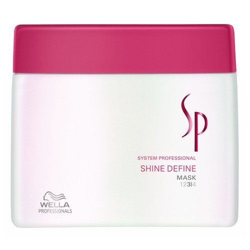 Žvilgesio suteikianti kaukė plaukams Wella Professionals SP Shine Define 400 ml цена и информация | Priemonės plaukų stiprinimui | pigu.lt