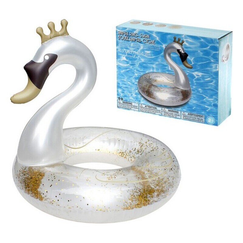 Pripučiamas plaustas baseinui Swan, 103 cm цена и информация | Pripučiamos ir paplūdimio prekės | pigu.lt