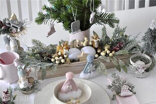 Подвесные декоративные элементы «Зима», синие, 3шт. цена и информация | Рождественские украшения | pigu.lt