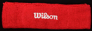 Налобная повязка Wilson WR5600190, красная цена и информация | Товары для большого тенниса | pigu.lt