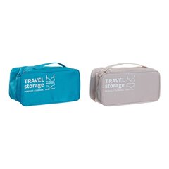 Kelioninių dėklų rinkinys apatiniams drabužiams DKD Home Decor Travel Storage, 2 vnt. kaina ir informacija | Lagaminai, kelioniniai krepšiai | pigu.lt