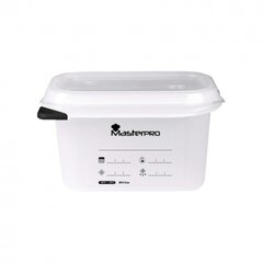 Коробка для продуктов Masterpro, белая цена и информация | Посуда для хранения еды | pigu.lt