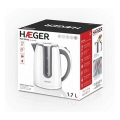 Чайник Haeger Hot, 1,7 л, 2200 Вт, цвет синий цена и информация | Электрочайники | pigu.lt