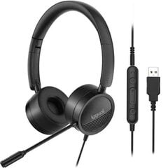 Наушники с микрофоном Iggual Dual Tech, чёрный цвет цена и информация | Теплая повязка на уши, черная | pigu.lt