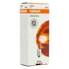 Автомобильная лампа Osram BA9S  12В 2Вт (10 шт) цена и информация | Автомобильные лампочки | pigu.lt