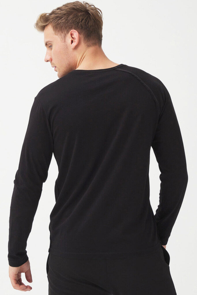 Marškinėliai vyrams XINT 501765SIYAH, juodi kaina ir informacija | Vyriški marškinėliai | pigu.lt