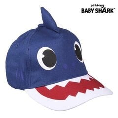 Детская кепка Baby Shark, синий (51 cм) цена и информация | Шапки, перчатки, шарфы для мальчиков | pigu.lt