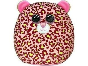 Pliušinis žaislas TY Squish a Boos Lainey, spalvotas leopardas, 25 cm kaina ir informacija | Minkšti (pliušiniai) žaislai | pigu.lt