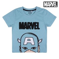 Vaikiška Marškinėliai su trumpomis rankovėmis Marvel Mėlyna kaina ir informacija | Karnavaliniai kostiumai | pigu.lt