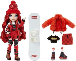 Rainbow High Winter Break Fashion Doll- Ruby Anderson (Red) kaina ir informacija | Игрушки для девочек | pigu.lt