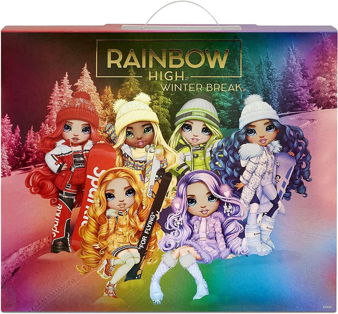 Rainbow High Winter Break Fashion Doll- Ruby Anderson (Red) kaina ir informacija | Žaislai mergaitėms | pigu.lt