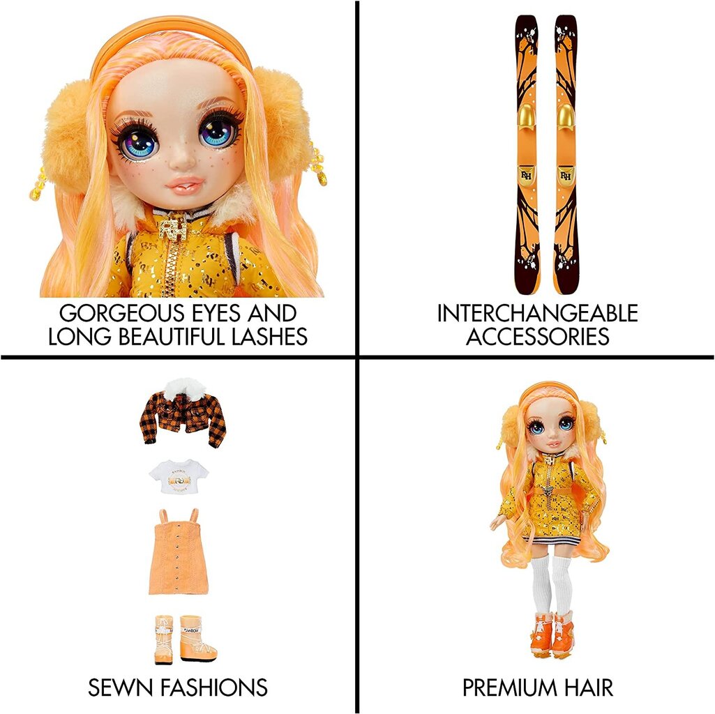 Rainbow High Winter Break Fashion Doll- Poppy Rowan (Orange) цена | pigu.lt