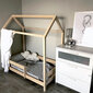 Vaikiška lova namelis SofiHouse R28, 180x80 cm, Nedažyta kaina ir informacija | Vaikiškos lovos | pigu.lt