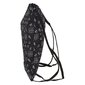 Sportinis krepšys su virvutėmis BlackFit8 Sport Galaxy, juodas kaina ir informacija | Kuprinės mokyklai, sportiniai maišeliai | pigu.lt