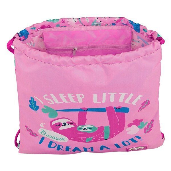 Sportinis krepšys su virvutėmis BlackFit8, rožinis kaina ir informacija | Kuprinės mokyklai, sportiniai maišeliai | pigu.lt