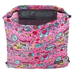 Sportinis krepšys su virvutėmis BlackFit8, rožinis kaina ir informacija | Kuprinės mokyklai, sportiniai maišeliai | pigu.lt