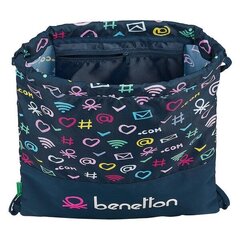 Сумка-рюкзак на шнурках Benetton Dot Com цена и информация | Школьные рюкзаки, спортивные сумки | pigu.lt