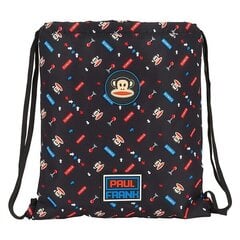 Sportinis krepšys su virvutėmis Paul Frank Retro Gamer, juodas kaina ir informacija | Kuprinės mokyklai, sportiniai maišeliai | pigu.lt