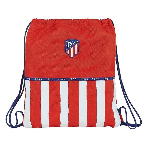 Sportinis krepšys su virvutėmis Atlético Madrid, raudonas kaina ir informacija | Kuprinės mokyklai, sportiniai maišeliai | pigu.lt