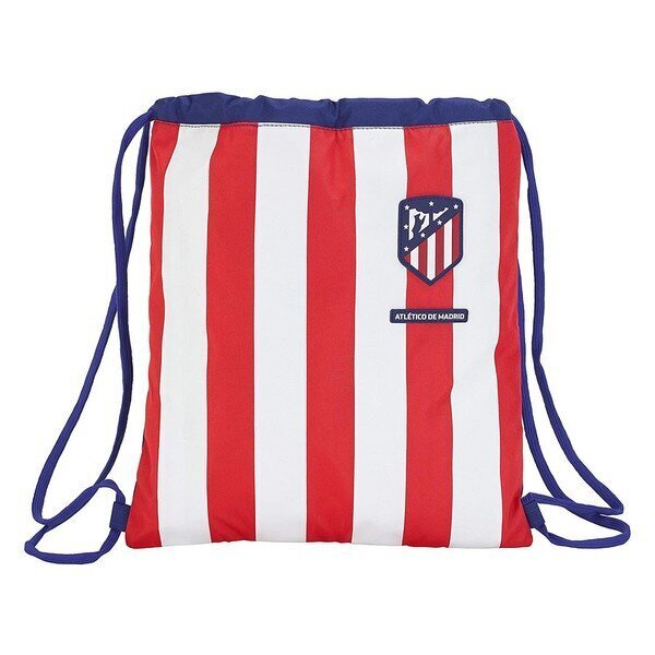 Sportinis krepšys su virvutėmis Atlético Madrid, raudonas/baltas цена и информация | Kuprinės mokyklai, sportiniai maišeliai | pigu.lt
