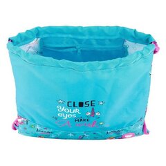Sportinis krepšys su virvutėmis Glow Lab Dreams, mėlynas kaina ir informacija | Kuprinės mokyklai, sportiniai maišeliai | pigu.lt
