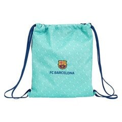 Сумка-рюкзак на шнурках F.C. Barcelona бирюзовая цена и информация | Школьные рюкзаки, спортивные сумки | pigu.lt