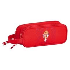 Несессер Real Sporting de Gijón, красный цена и информация | Чемоданы, дорожные сумки  | pigu.lt