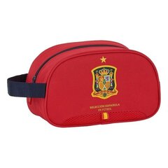 Mokyklinis higienos reikmenų krepšys RFEF, raudonas kaina ir informacija | Kuprinės mokyklai, sportiniai maišeliai | pigu.lt