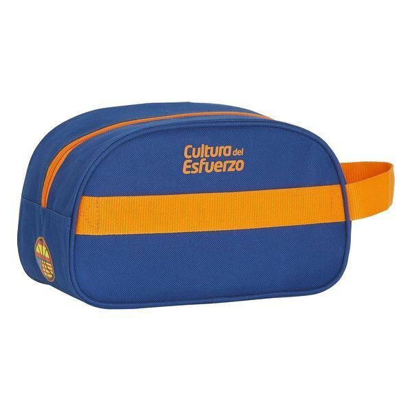 Mokyklinis higienos reikmenų krepšys Valencia Basket, mėlynas / oranžinis kaina ir informacija | Kuprinės mokyklai, sportiniai maišeliai | pigu.lt