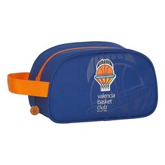 Mokyklinis higienos reikmenų krepšys Valencia Basket, mėlynas / oranžinis kaina ir informacija | Kuprinės mokyklai, sportiniai maišeliai | pigu.lt