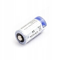 Kinetic baterija CR123A цена и информация | Батарейки | pigu.lt