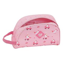 Mokyklinis higienos reikmenų krepšys Glow Lab Unicorn Day, rožinis kaina ir informacija | Kuprinės mokyklai, sportiniai maišeliai | pigu.lt
