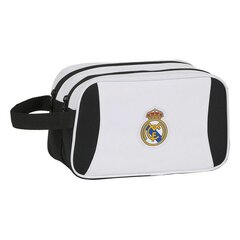 Mokyklinis higienos reikmenų krepšys Real Madrid C.F. 20/21, baltas / juodas kaina ir informacija | Kuprinės mokyklai, sportiniai maišeliai | pigu.lt