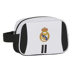 Mokyklinis higienos reikmenų krepšys Real Madrid C.F. 20/21, baltas / juodas kaina ir informacija | Kuprinės mokyklai, sportiniai maišeliai | pigu.lt