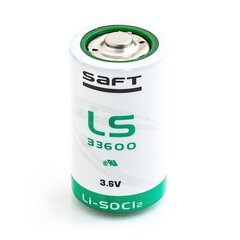 Saft LS33600 3.6V D elementas, 1 vnt. kaina ir informacija | SAFT Apšvietimo ir elektros prekės | pigu.lt