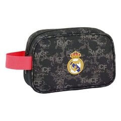 Mokyklinis higienos reikmenų krepšys Real Madrid C.F., juodas kaina ir informacija | Kuprinės mokyklai, sportiniai maišeliai | pigu.lt